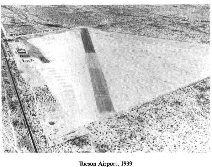 Historic Photo of Tucson Airport 1939