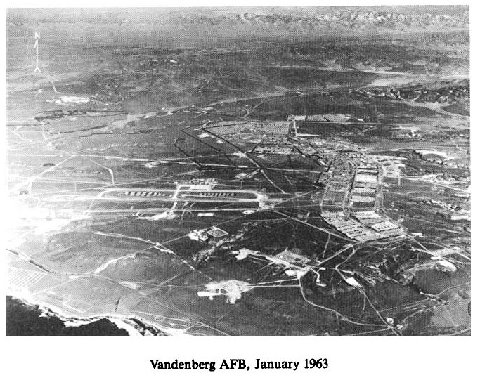 Historic Aerial Photo of Vandenberg Air Force Base 1963