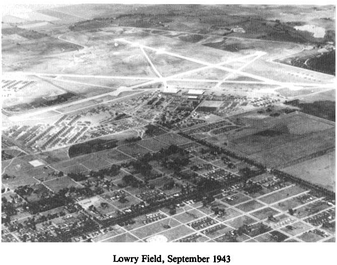 Historic Aerial Photo of Lowry Field 1943