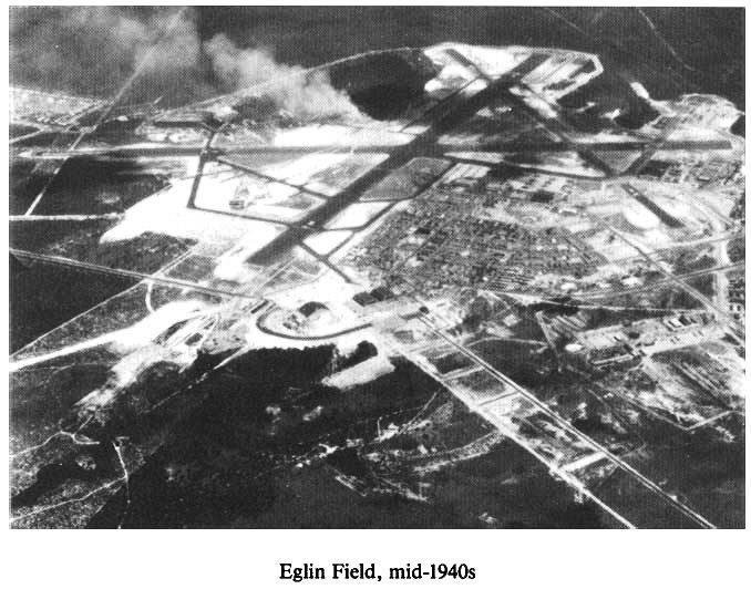 Historic Aerial Photo of Eglin Field mid-1940s