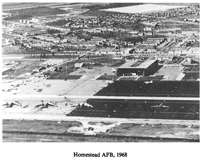 Historic Aerial Photo of Homestead Air Force Base 1968
