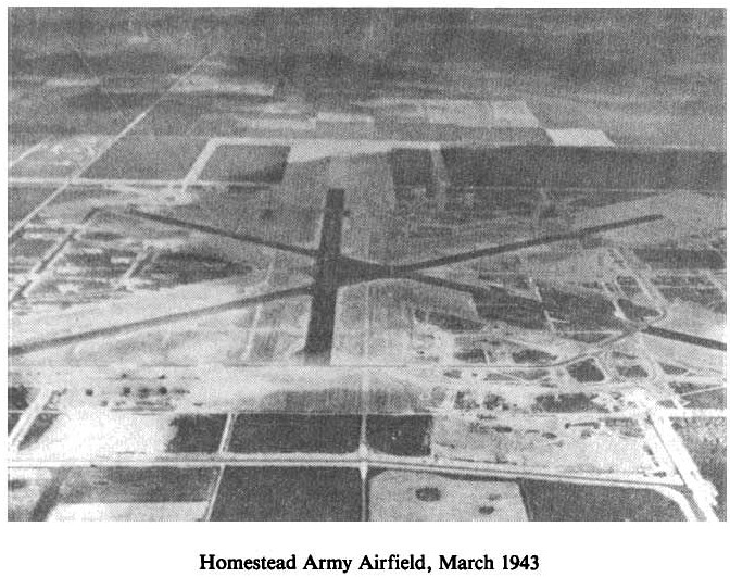 Historic Aerial Photo of Homestead Army Airfield 1943