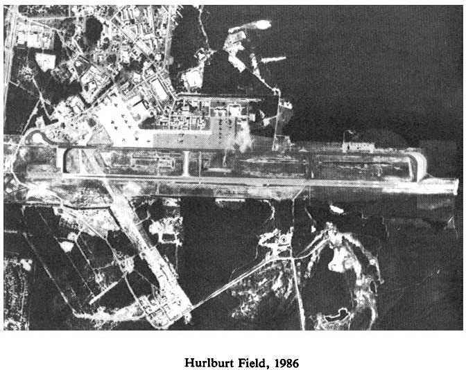 Historic Aerial Photo of Hurlburt Field 1986