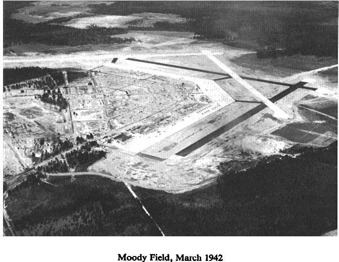 Historic Aerial Photo of Moody Field 1942