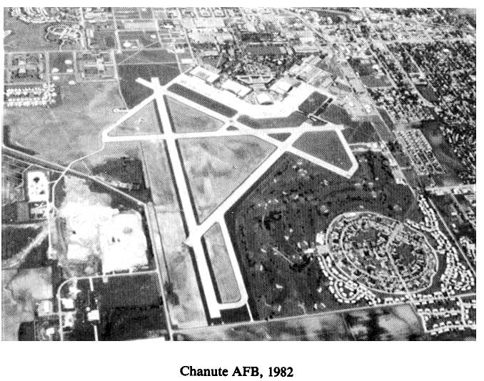 Historic Aerial Photo of Chanute Air Force Base 1982