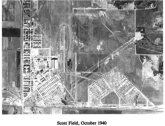Historic Aerial Photo of Scott Field 1940