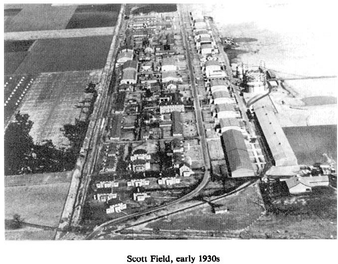 Historic Aerial Photo of Scott Field early 1930s