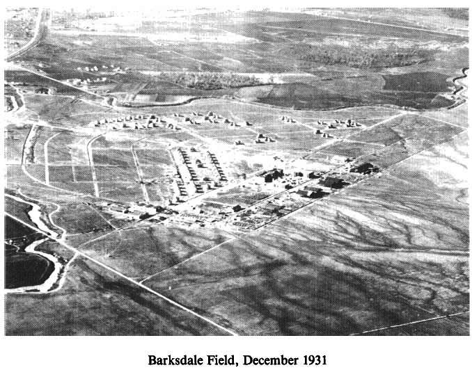 Historic Aerial Photo of Barksdale Field 1931