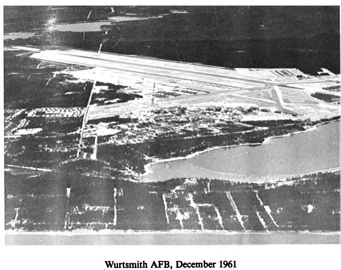 Historic Aerial Photo of Wurtsmith Air Force Base 1961