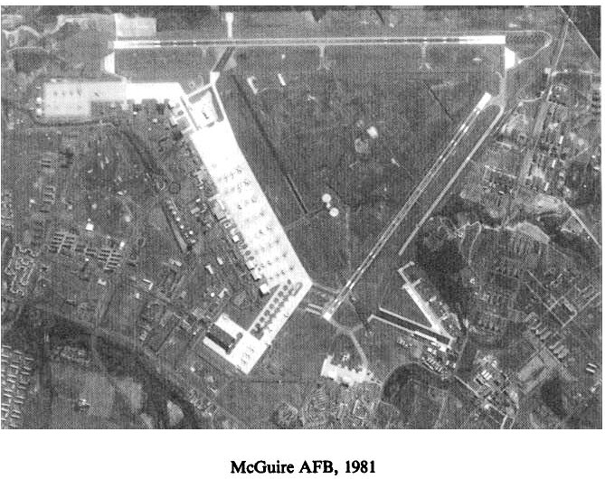Historic Aerial Photo of McGuire Air Force Base 1981