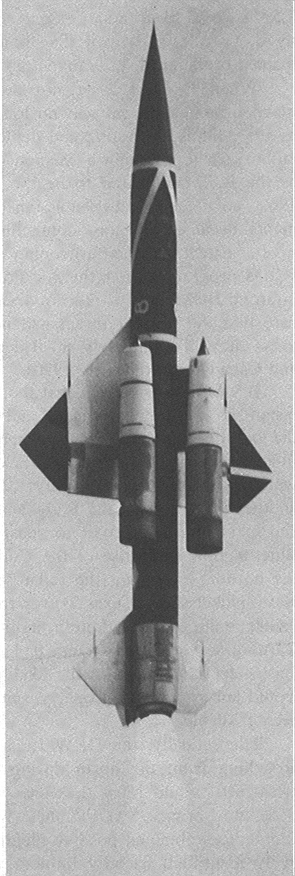 BOMARC missile being launched at Patrick Air Force Base, Florida 4-15-1960