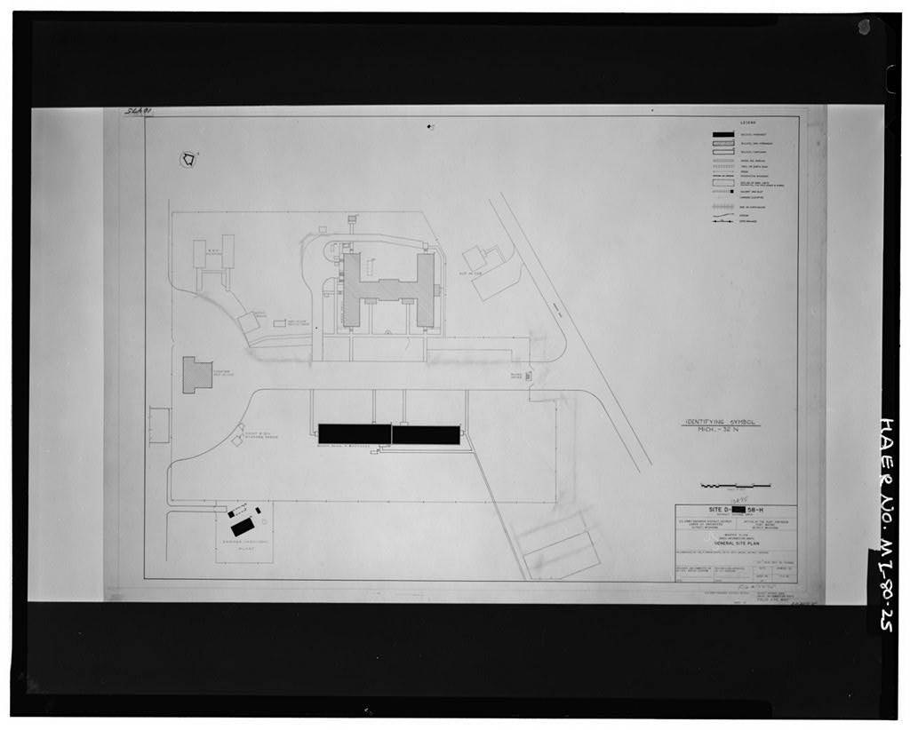 General Site Plan, U.S. Army Corps of Engineers, no date