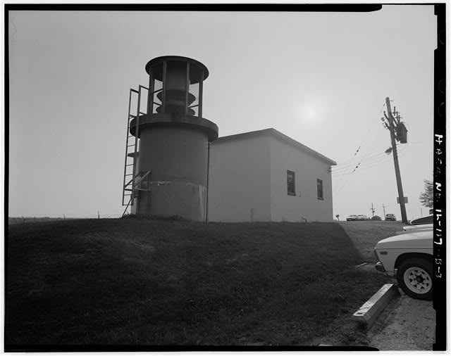 WATER TREATMENT PLANT AND TOWER, LOOKING EAST