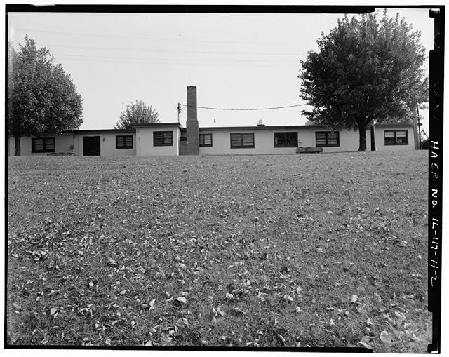 ADMINISTRATION BUILDING, REAR SIDE, LOOKING EAST