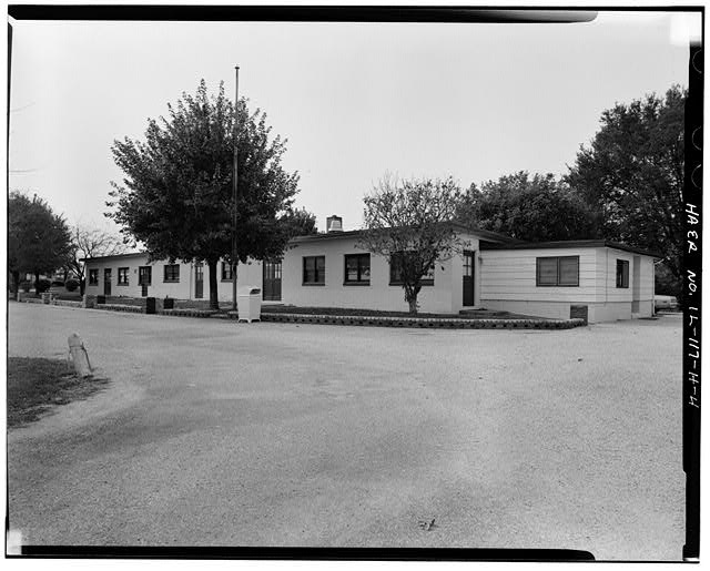 ADMINISTRATION BUILDING, FRONT AND RIGHT SIDES, LOOKING SOUTHWEST