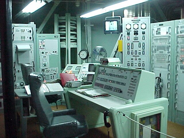 Photo of Titan II Missile Launch Control Room