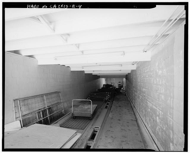 Mill Valley Early Warning Radar  INTERIOR OF BOWLING ALLEY, BUILDING 106, SHOWING LANES, LOOKING NORTHEAST.