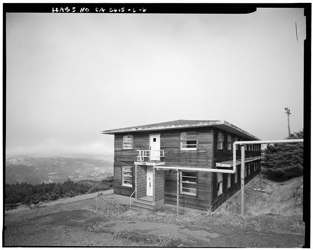 Mill Valley Early Warning Radar Station   OBLIQUE VIEW OF THE BACHELOR AIRMEN QUARTERS, BUILDING 210 LOOKING NORTH.