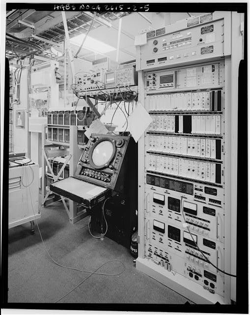 Mill Valley Early Warning Radar Station GPA-127 PLANNED POSITION INDICATOR SCOPE, CIRCA 1947-48, BUILDING 408, LOOKING WEST.